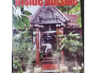 Cover of Inside Outside magazine featuring a traditional Indian home
